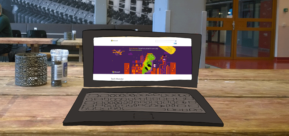 Techmonster - Microsoft Virtual Academy campagne